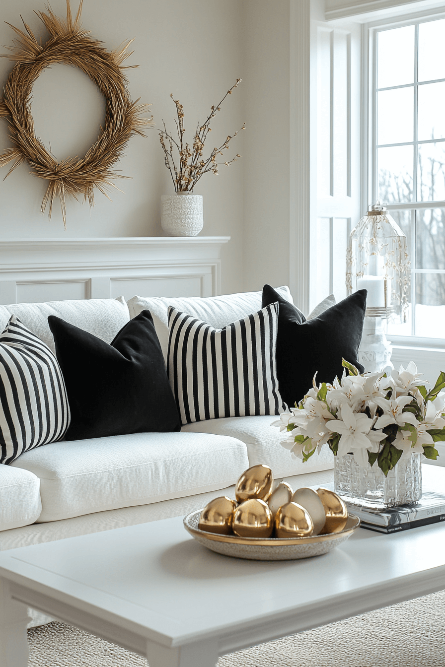 25 Easter Living Room Decor Ideas for a Colorful and Cozy Setup