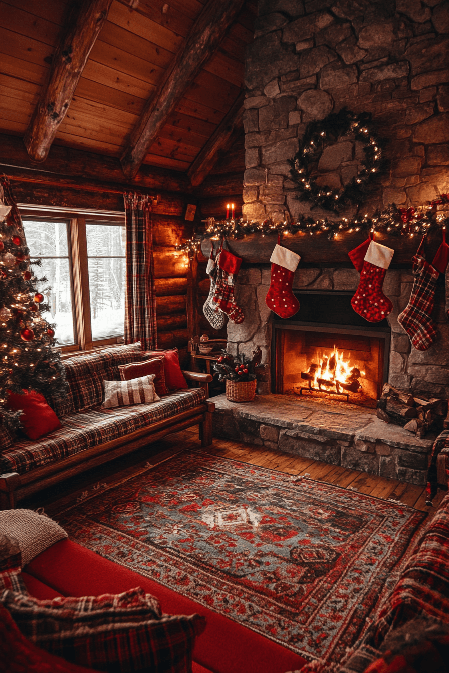 29 Little Cabin Christmas Styles That Fill Your Home With Holiday Magic