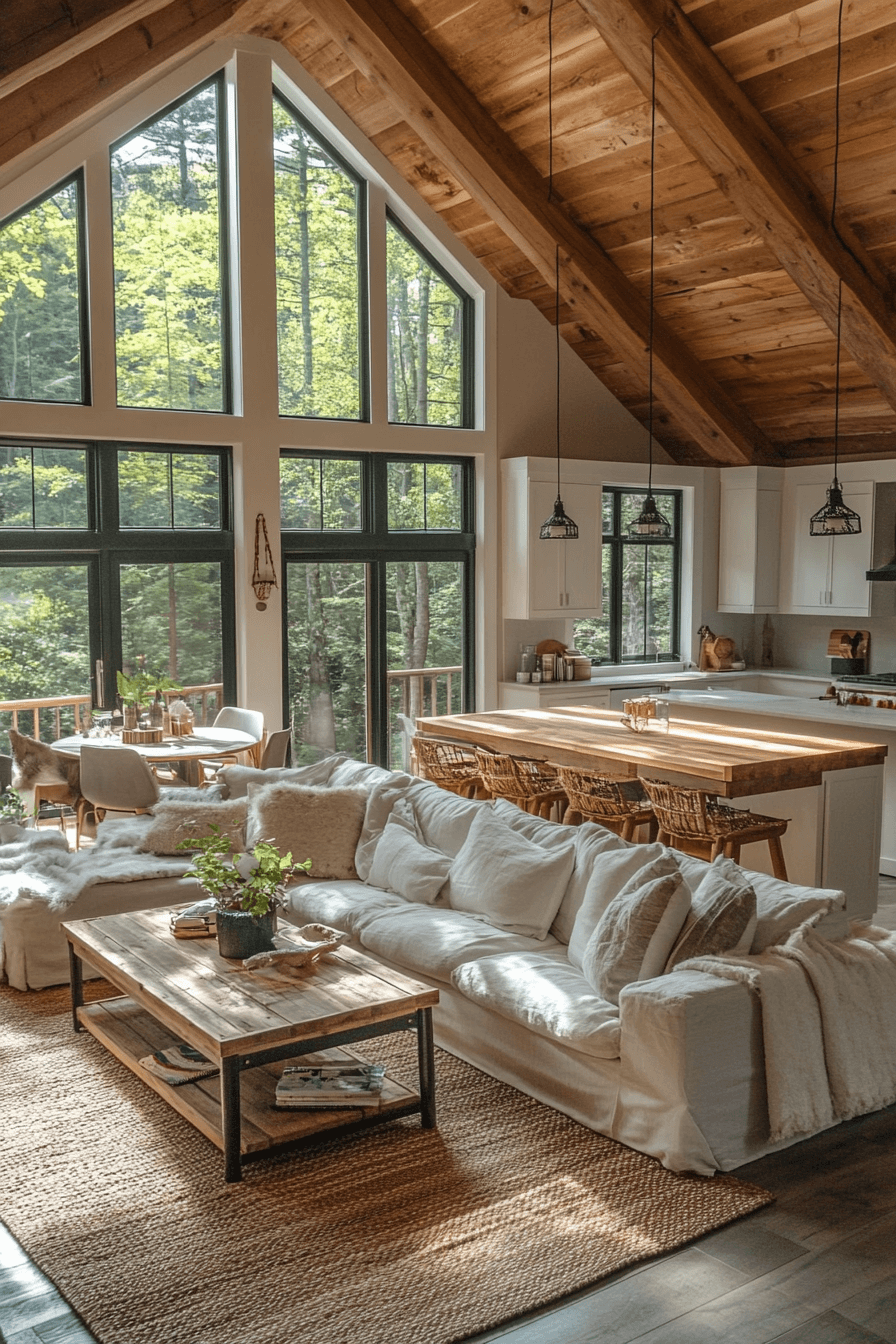 29 Little Cabin Living Room Designs for a Relaxed and Inviting Atmosphere