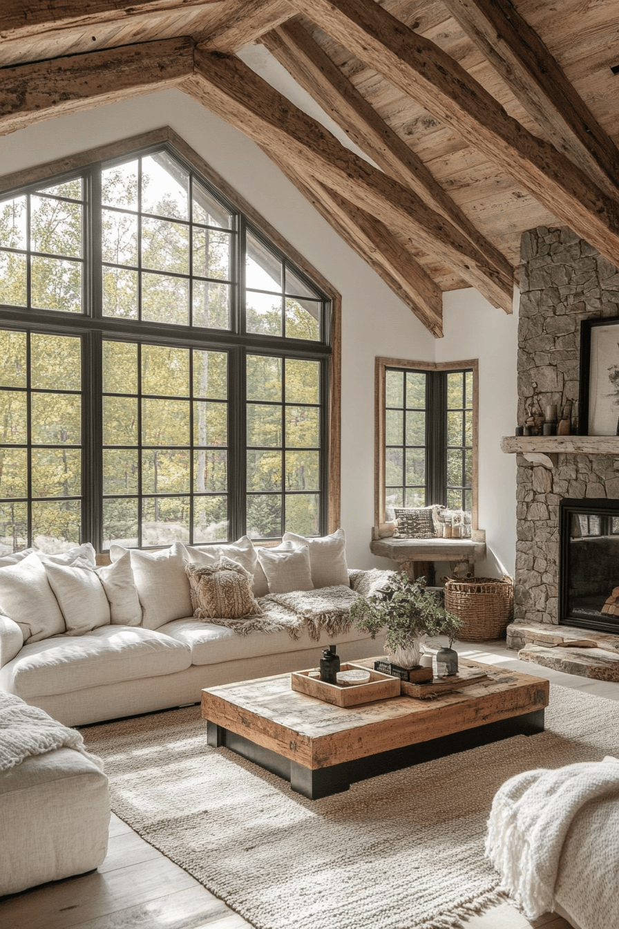 29 Little Cabin Living Room Designs for a Relaxed and Inviting Atmosphere