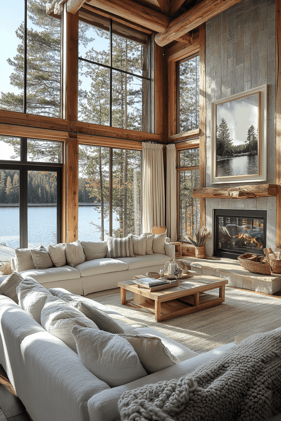 29 Little Cabin Living Room Designs for a Relaxed and Inviting Atmosphere